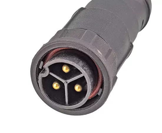 E13 남성 오버 모딩 스트레이트 플러그 케이블 (Bayonet)