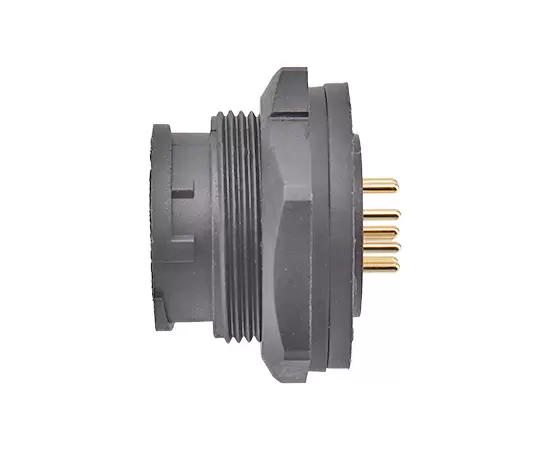 E13 PCB 백 마운트 남성 리셉터클 (Bayonet)