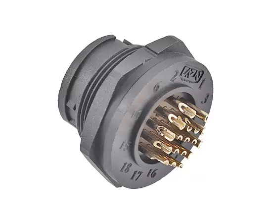 E13 백 마운트 솔더 남성 리셉터클 (Bayonet)