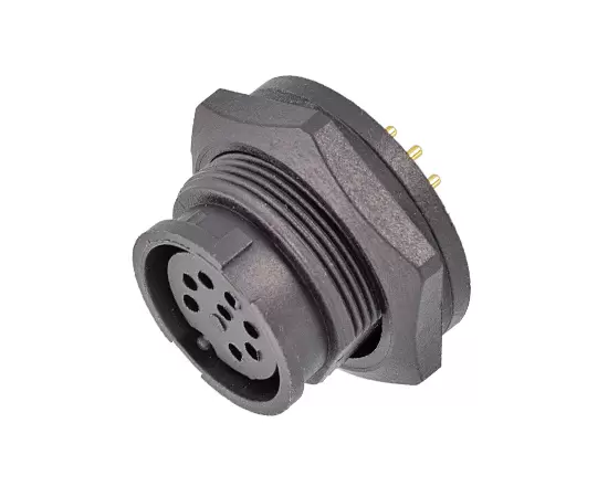 E13 PCB 백 마운트 여성 리셉터클 (Bayonet)