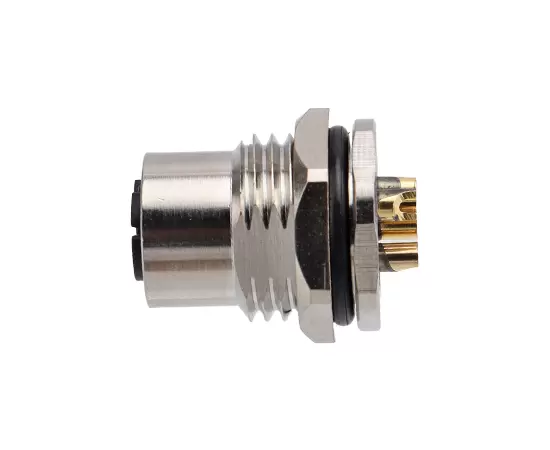 M12 암 백 마운트 소켓 (전력 유형, 솔더, 나사 M16*1.5/PG9)