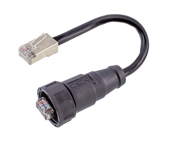 RJ45 스트레이트 남성 오버 모드 플러그 (Bayonet)