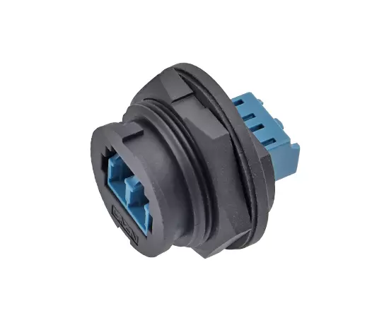 E16 FDDI 단일 모드 이중 코어 백 마운트 리셉터클 (Bayonet)