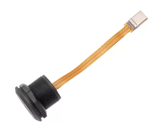 EP-Type-C 패널 유형 보드 전면 설치 여성/남성 스트레이트 FPC 소켓 (스레드)