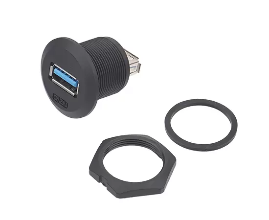 이중 여성 소켓의 EP-USB 패널 전면 설치 (스레드)