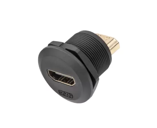 이중 여성 소켓의 EP-HDMI 패널 전면 설치 (스레드)