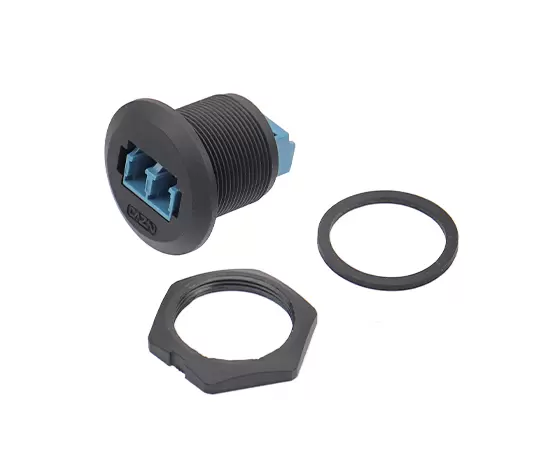 EP-FDDI 단일 모드 이중 코어 전면 마운트 마운트 리셉터클 (스레드)