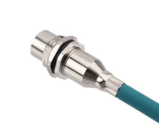 차폐 튜브 배선 하네스가있는 M12 암 소켓 8x 코드 1m 2m 5m 케이블 길이