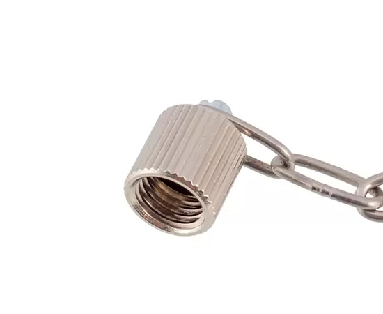 M8 올 금속 먼지 덮개 (내부 나사+금속 체인)